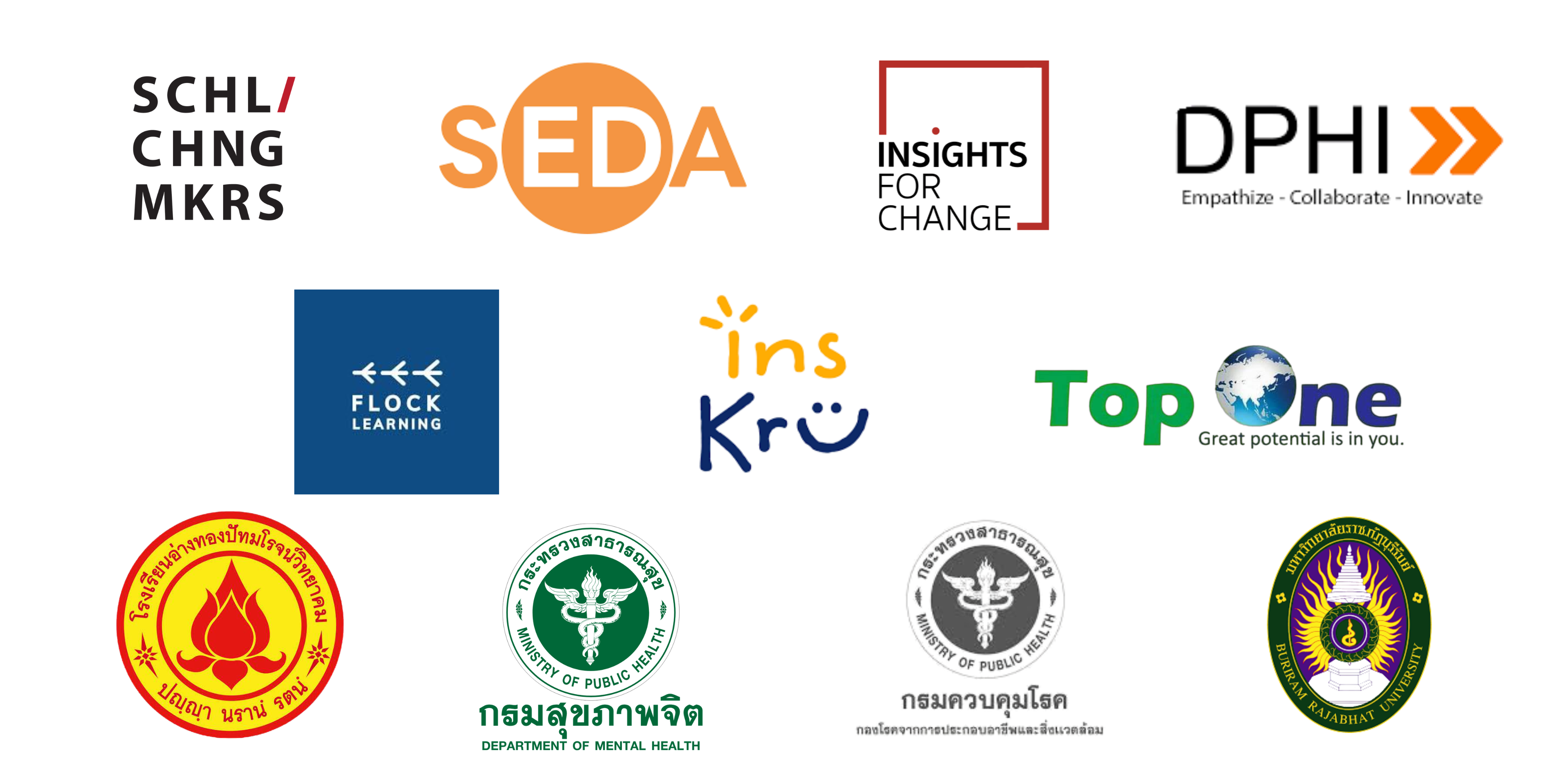 หน่วยงานและองค์กรที่ร่วมงานกับ The Learning Coach